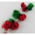 thumbnail image 2 of Ashland Christmas Holiday Pick Red Green Glitter Sparkle Balls New, 2 of 4