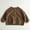 Coffee, variant on fnnxnal Big Girls 7T Coffee Cardigan - Button-Front, Polyester, Machine Washable, Durable for Everyday Play & School