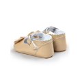 thumbnail image 5 of Lavaport Newborn Baby Girls Bowknot Shoes PU Leather Buckle First Walkers, 5 of 5