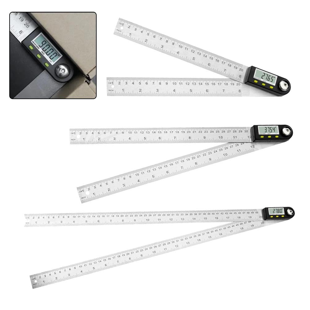 Angle Measuring Tool Digital Protractor With Metric and Imperial Scale 500Mm Fangkenuo