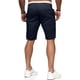 thumbnail image 4 of Pantalones cortos HUNGSON para hombre, ajustados, elásticos, azul marino, talla 34, 4 of 6