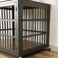 thumbnail image 7 of Royard Oaktree Dog Crate Furniture with Doors, Heavy Duty Dog Kennel on Wheels with Flip-Top, 7 of 7