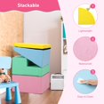 thumbnail image 3 of 4-Piece Baby Foam Play Set, Pu Leather Soft Climbing Toys for Toddlers Playtime Corner Climber, Kids Indoor Play Structure Climbing Blocks for Crawling and Sliding, 3 of 7