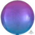 thumbnail image 1 of Mayflower Distributing 619983 16 Po. Ombre Orbz Ballon - Rouge & Blue, 1 of 3