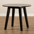 thumbnail image 6 of Baxton Studio Ela Modern and Contemporary Dark Brown Finished 35-Inch-Wide Round Wood Dining Table, 6 of 7