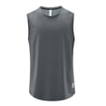 thumbnail image 2 of Yaoyar Men’s Breathable Sleeveless Dry Fit Bodybuilding Shirts Fitness Athletic Muscle Tee Workout Tank Tops, 2 of 6