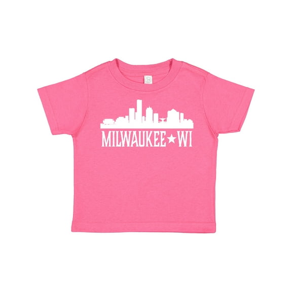 Inktastic Milwaukee Wisconsin Skyline Wi Cities Boys or Girls Toddler T-Shirt