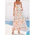 thumbnail image 3 of PRETTYGARDEN Womens Spring Boho Maxi Dress Eyelet Floral Long Flowy Sundresses Summer Beach Vacation Clothes, 3 of 8