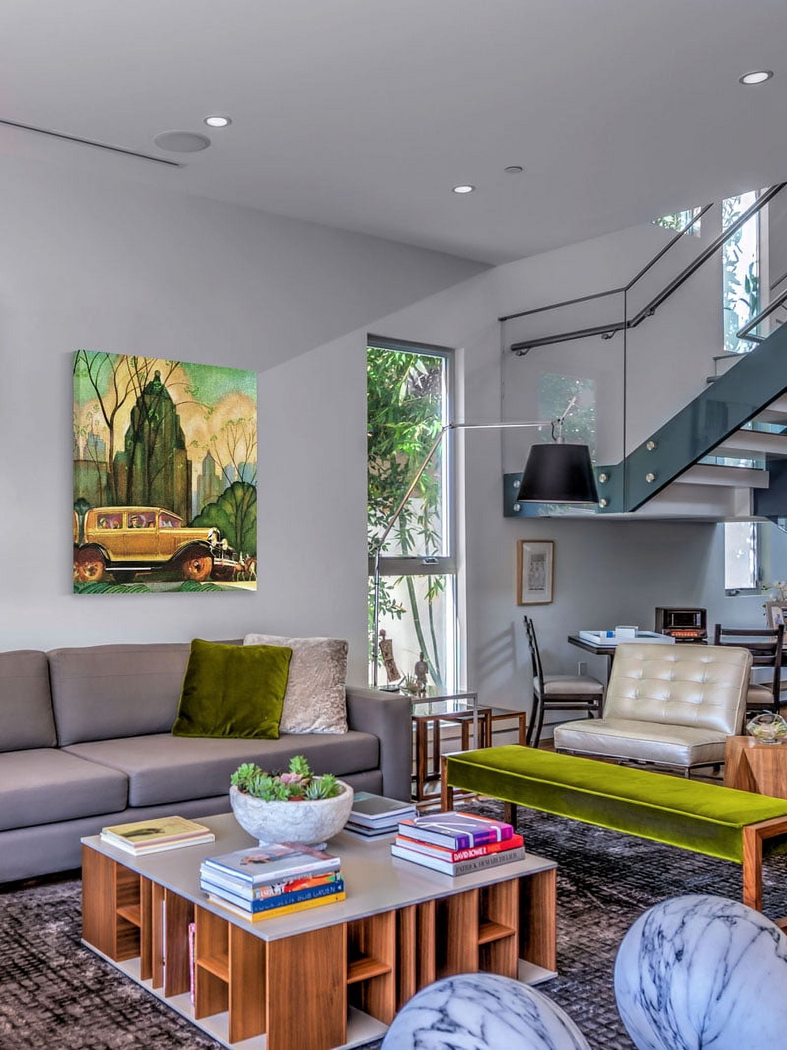 Marmont Hill "In the City" Painting Print on Canvas