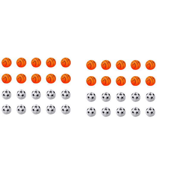 40X Football Basketball Theme Yo Yo Balls Gift Kids Birthday Pinata Fillers School Prizes Goodie Bag