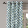 thumbnail image 2 of Ambesonne Mandala Grommet Curtain, Curvy Floral Motifs, 50" x 72", Reseda Green Pale Blue, 2 of 6