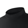 thumbnail image 5 of Mens Thermal Compression Shirt Mock Turtleneck Long Sleeve Fleece Lined Base Layer Workout Cold Weather Top, 5 of 5