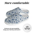 thumbnail image 6 of Lsque Rabbit And Butterfly Pattern Womens Comfort Cotton on Scuff With Memory Foam and Anti-skid Sole Slipper-35/36, 6 of 7