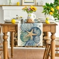 thumbnail image 6 of Sm:)e Sea Starfish Shell Summer Table Runner 13x72 Inch, 6 of 6