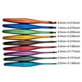 thumbnail image 6 of Ywmsfl 9 Pcs Knitting Needle Crochet Hook Set 3.5mm-8.0mm Easy to Use Crochet Needle for Crocheting Knitting for Handicrafts, 6 of 8