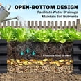 thumbnail image 5 of Outsunny 4' x 4' x 1' Galvanized Raised Garden Bed, Planter Raised Bed with Steel Frame for Vegetables, Flowers, Plants and Herbs, Gray, 5 of 9