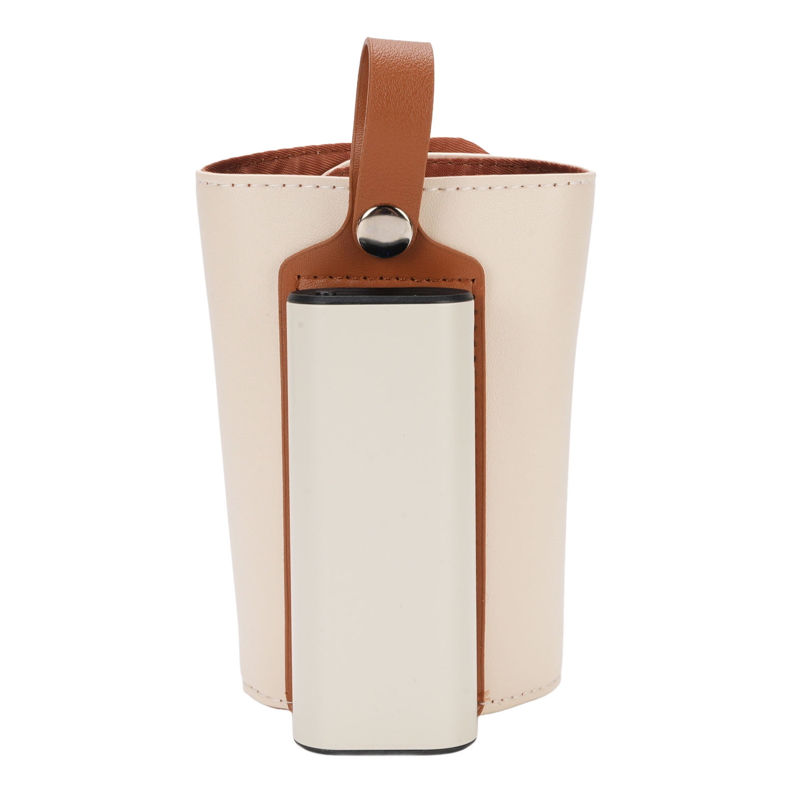 Nieyigj Portable Baby Bottle Warmer with 21 Temperature Settings 5800mAh Battery USB Charging Insulated Cover Fast Milk Warmer for Travel and Outdoors White