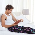 thumbnail image 5 of Hirioo Colorful Guitar for Women's PJ Pajama Pants Sleep Pants Women's Home Trousers with Pockets,S-3XL-Small, 5 of 6