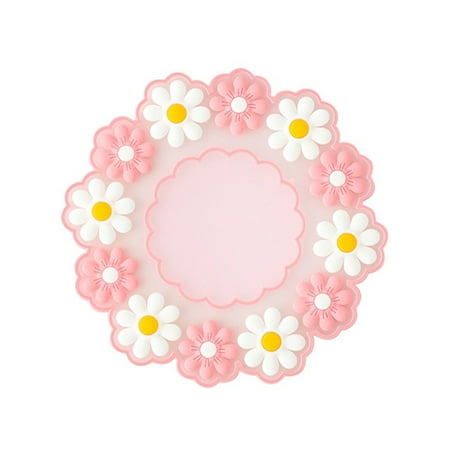

Daisy Pattern Kitchen Table Mat Heat Soft Silicone Easy Clean
