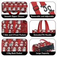 thumbnail image 3 of Teacher Tote Bag,Pink Bichon Frise Teacher Utility Tote Bag,Large Work Tote Bags for Women with Multiple Pockets,Top Zipper Closure,13.8x10.6x6.7 Inch, 3 of 5