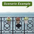 thumbnail image 5 of Metal Wall Planter Vertical Ribbed Design Wall Mount Flower Pot, 5 of 5