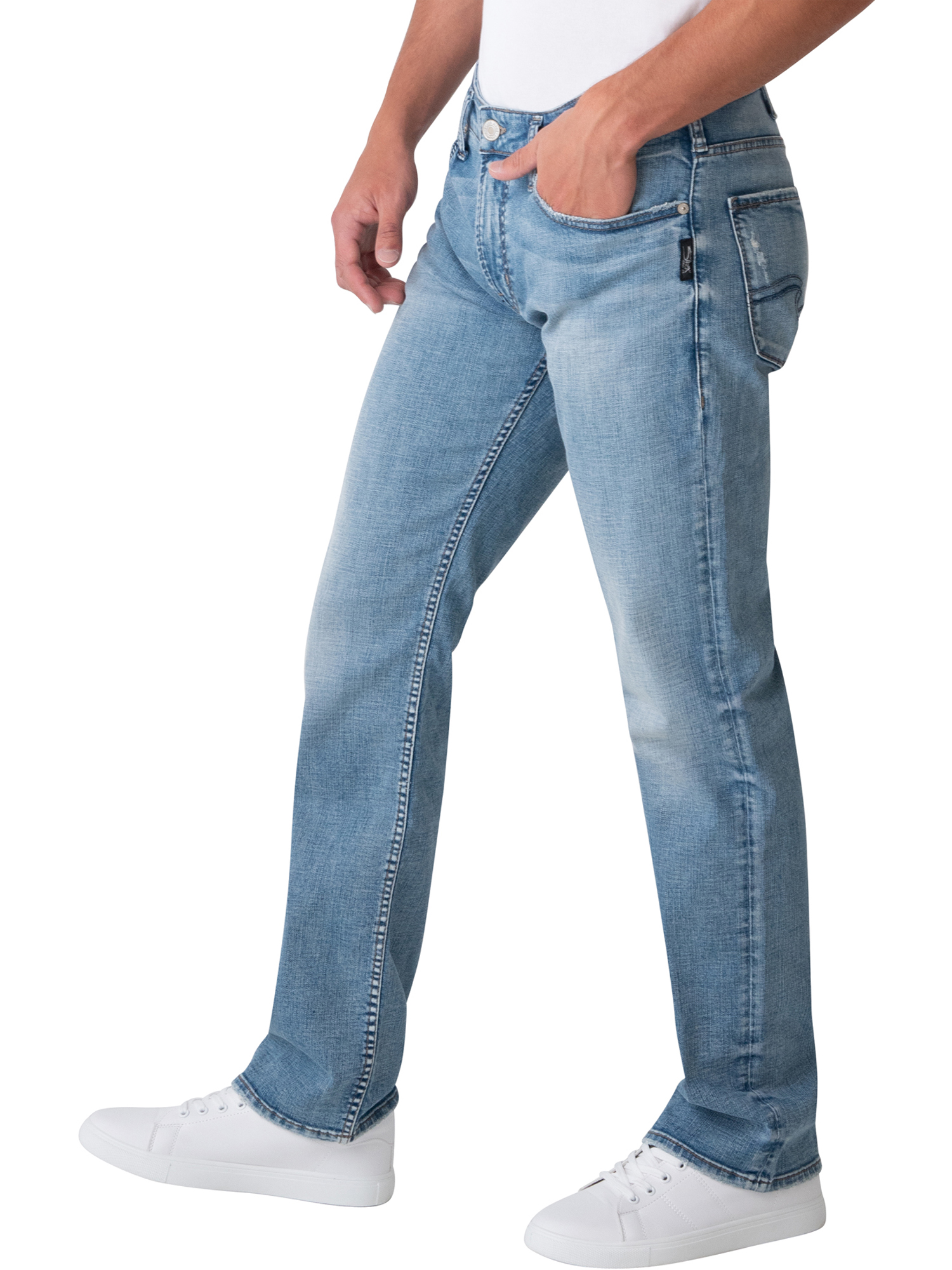 Silver Jeans Co. Men's Allan Classic Fit Straight Leg Jeans, Waist Sizes 28-44 - image 3 of 3