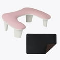 thumbnail image 1 of Reposabrazos para manicura, almohada para uñas, extraíble, portátil, suave, multifunción con alfombrilla para mano Rosa, 1 of 8