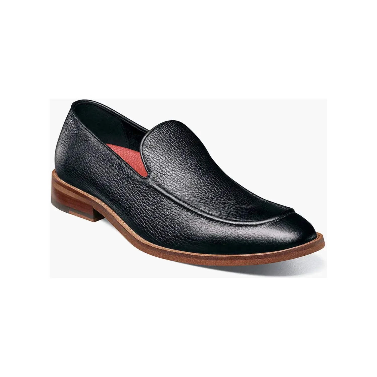 Stacy Adams Kaylor Moc Toe Bit Slip On Leather Dress Shoes 