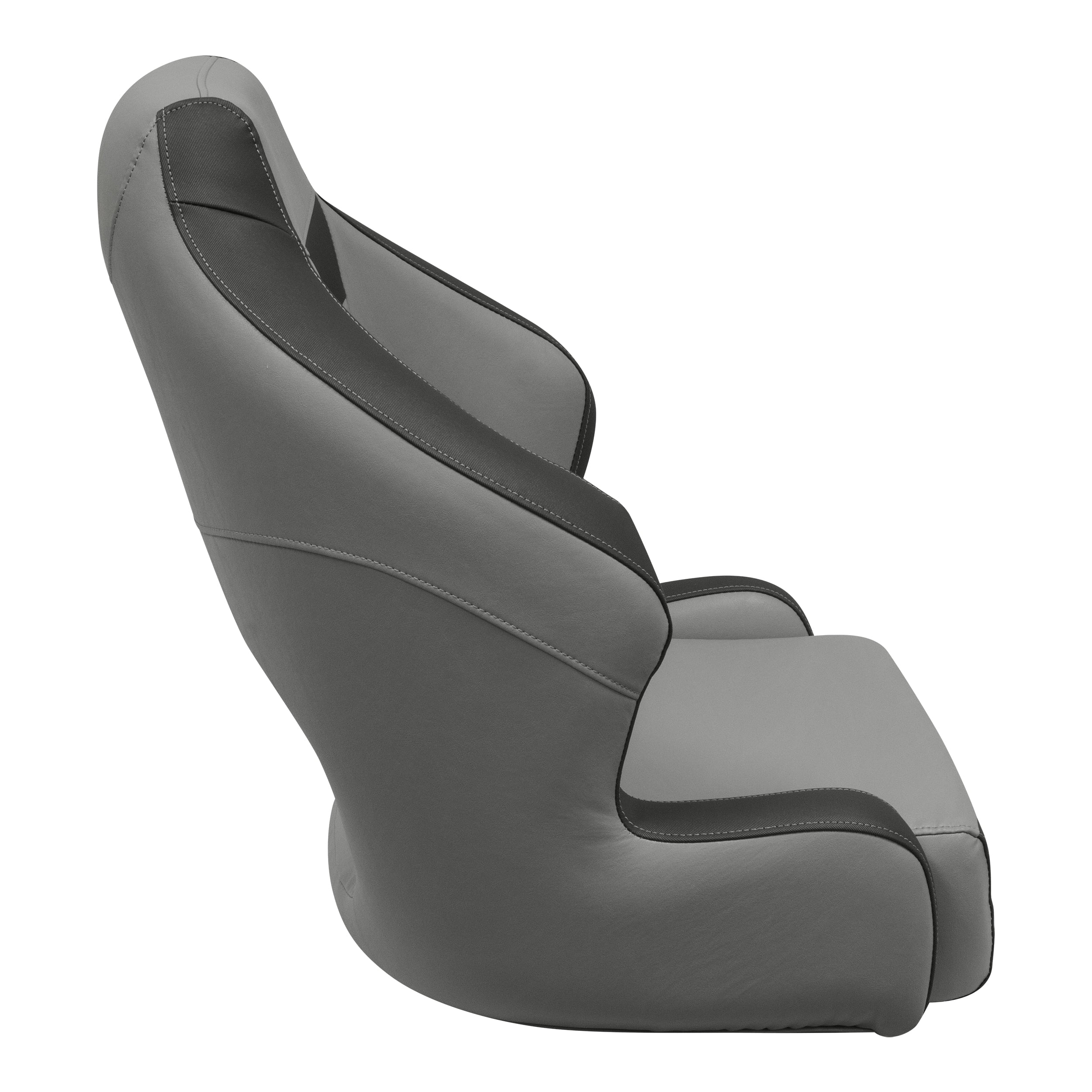 Wise DLX3338-1905 DLX Series Pontoon Bucket Seat with Flip Up Bolster - Marble / Reef Stone