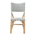 thumbnail image 3 of bali & pari Shai Rattan French Provincial Dining Chair, Natural Brown, 3 of 10