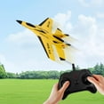 thumbnail image 2 of 2026 New Remote Control Airplane, Gravity Glider Foam RC Fighter 360° Remote Control Glider Airplanes with Lights Airplane Model (Yellow), 2 of 8