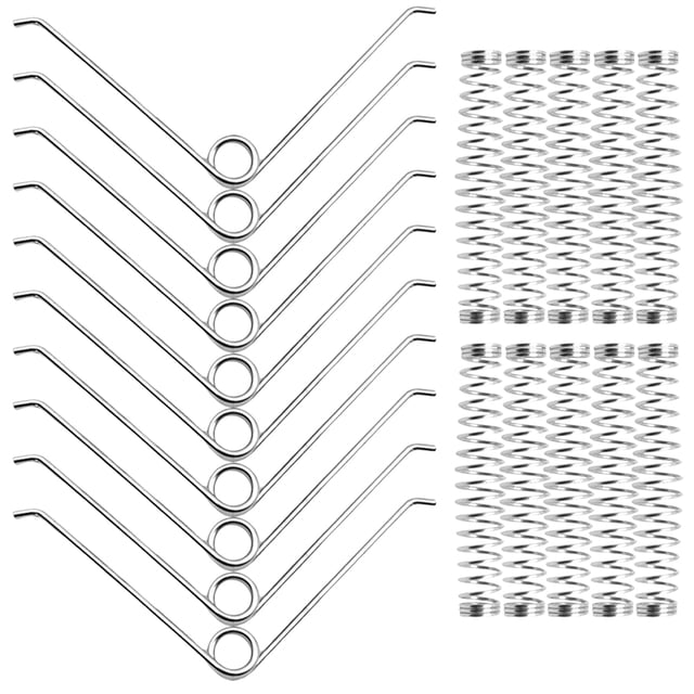 SHISUYAN 20Pcs Pruner Replacement Springs V-Shape Compression Springs Trimming Scissor Springs