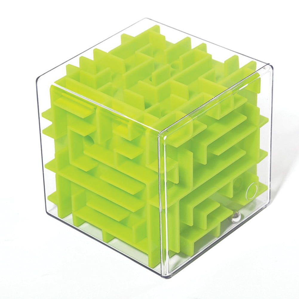 3D Dolls Cube Puzzle Maze Toy Hand Game Case Box Brain Game Challenge Fidget Toy 