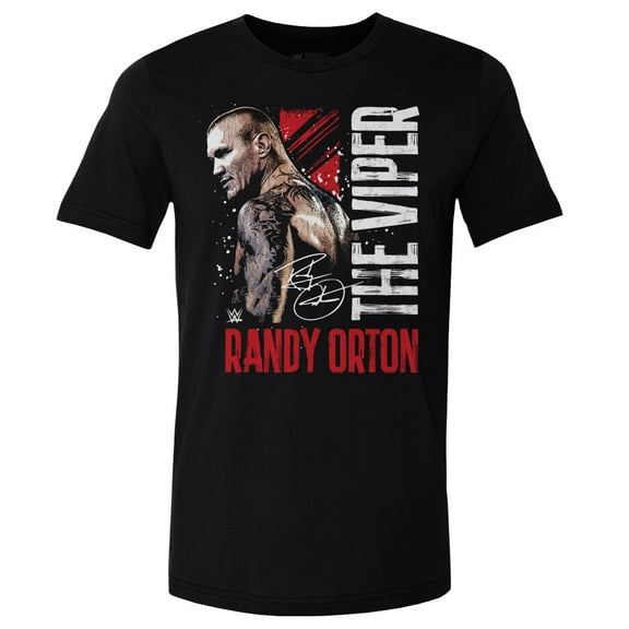 Men's 500 Level Black Randy Orton Gritty T-Shirt