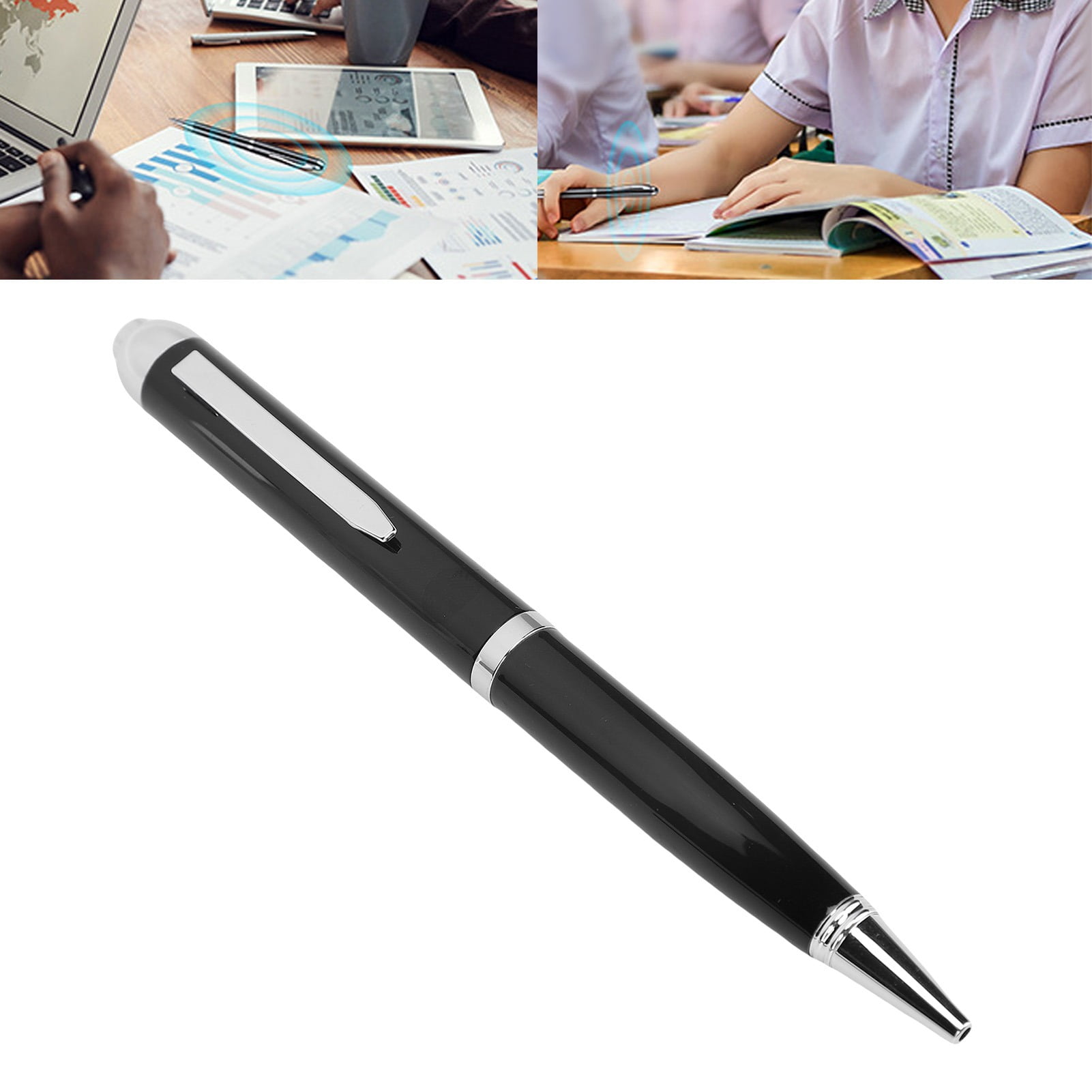 AI Voice Recorder Pen 64GB, Intelligent Transcription & Real Time Translation, Bluetooth 5.3 APP Control, for Business Meetings Learning