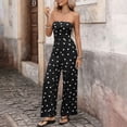 thumbnail image 2 of gakvbuo Summer Jumpsuits for Womens Sleeveless Racerback Back-Strap Long Pants Overalls Romper Playsuit Suspender, 2 of 8