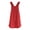 Red, variant on Jkung Cotton Linen Cross Back Apron for Women Men Chef Japanese Style Pinafore Dress with Pockets for Cooking Baking Gardening