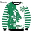thumbnail image 3 of Jersey de cuello redondo para hombre, sudaderas con gráfico de animales, chándal feo de Navidad, ropa de calle de gran tamaño, traje de pareja, ropa masculina, 3 of 4