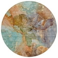 thumbnail image 2 of Addison Rugs Chantille Indoor/Outdoor Transitional Modern Coral Washable Round Rug, 8' x 8', 2 of 6
