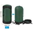 thumbnail image 2 of Unique Bargains Compression Stuff Sack, 25L Waterproof Sleeping Bag for Backpacking, Green, 2 of 7