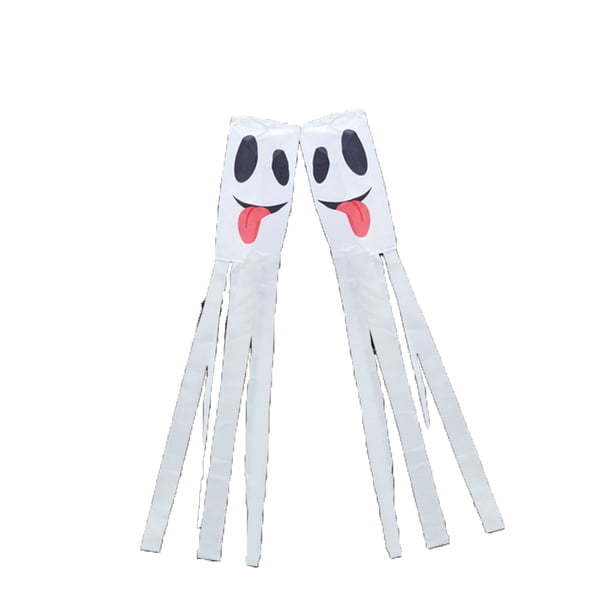 Paquete de pancarta de calcetines fantasma, calcetines de Halloween, adorno al aire libre para decoración de jardín y patio Adepaton CPB-US-DYP79-2