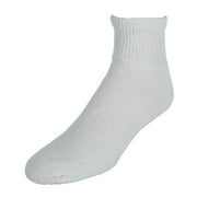CTM Men's Loose Fit Diabetic Ankle Socks (3 Pair Pack)