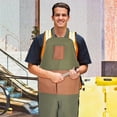 thumbnail image 5 of MRLESS Split Leg Gardening Apron With Multiple Pockets, Winter Work Tool Apron for BBQ, Cafe, Kitchen, Painting, Carpenter, Woodworking, 5 of 9