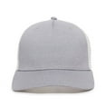 thumbnail image 3 of Outdoor Cap RGR-100M 5 Panel Heathered, Mesh Back Cap-Heathered Gray/White, 3 of 8