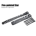 thumbnail image 6 of BLEEUS Bike Mudguard Dustproof Tire Mud Guards Accessories Cycling Essentials (Five-pointed Star), 6 of 6