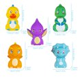 thumbnail image 3 of TERGAYEE 5 Pcs Soft Rubber Hand Puppet Dinosaur Toys, Toddler Toys Puzzle Toys Educational Finger Dolls Suitable as Birthday Gifts Christmas Gifts, 3 of 6