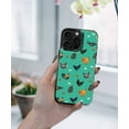 thumbnail image 7 of WIRESTER Case with Card Holder, RFID Blocking Wallet Case Durable PU Leather Kickstand Slim Heavy Duty Shockproof Protective Case for Apple iPhone 16 Pro Max 6.9" 2024, Chicken Pattern, 7 of 7
