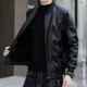 thumbnail image 5 of Chamarra Chaqueta Biker Piel Vinil Polo Slim Hombre Moda, 5 of 8