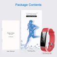 thumbnail image 2 of Reloj de pulsera inteligente S5, control del ritmo cardíaco, resistente al agua, compatible con Bluetooth, rojo Feliz Sencillez, 2 of 5