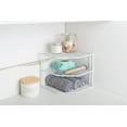 thumbnail image 4 of Smart Design 3-Tier Kitchen Corner Shelf Rack - 9 x 8 inch - White, 4 of 8